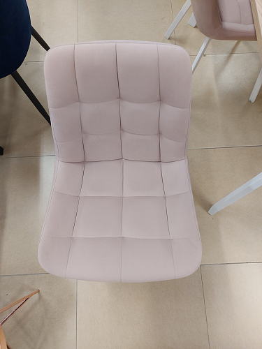 Стул на металлокаркасе Челси бежевый / черный из шоурума 10